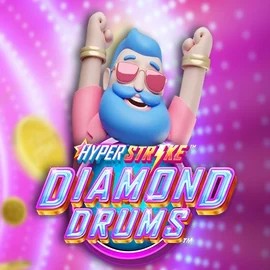 Slots logo of Hyper Strike Diamond Drums from Gameburger Studios at Spinit Casino
